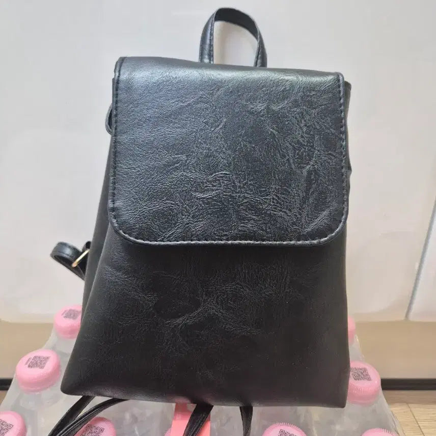[BUNJANG] Daily Black Mini Backpack / 데일리 블랙 미니백팩