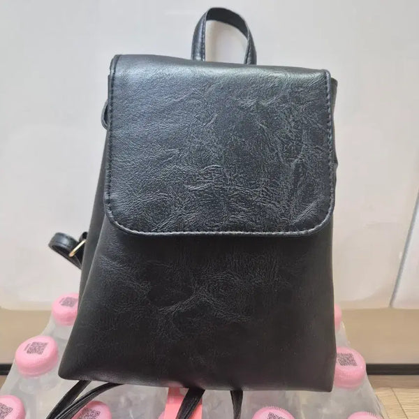 [BUNJANG] Daily Black Mini Backpack / 데일리 블랙 미니백팩
