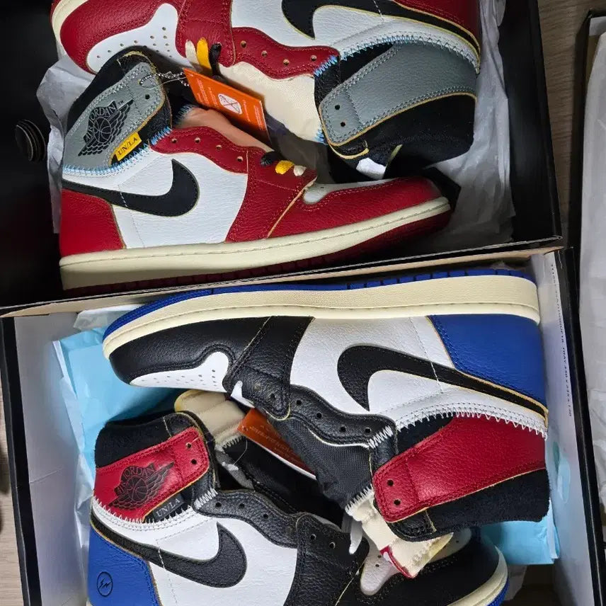 [BUNJANG] Air Jordan 1 Union Fragment Chicago Shadow Sneakers (265mm) / 에어조던1 유니온 프라그먼트 와 시카고 쉐도우 265
