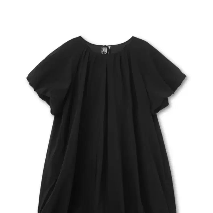 [BUNJANG] Cosmos Volume Mini Dress (Black) / 코스모스 볼륨 미니 드레스(블랙)