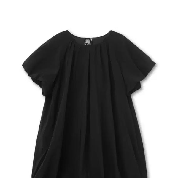 [BUNJANG] Cosmos Volume Mini Dress (Black) / 코스모스 볼륨 미니 드레스(블랙)