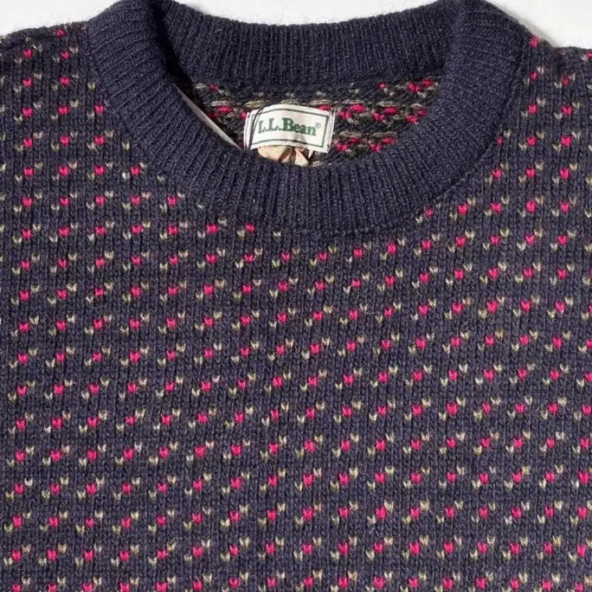 [BUNJANG] 80s LL Bean Birdseye Sweatshirt Knitwear / 80s LL bean(엘엘빈) 버드아이 스웻니트