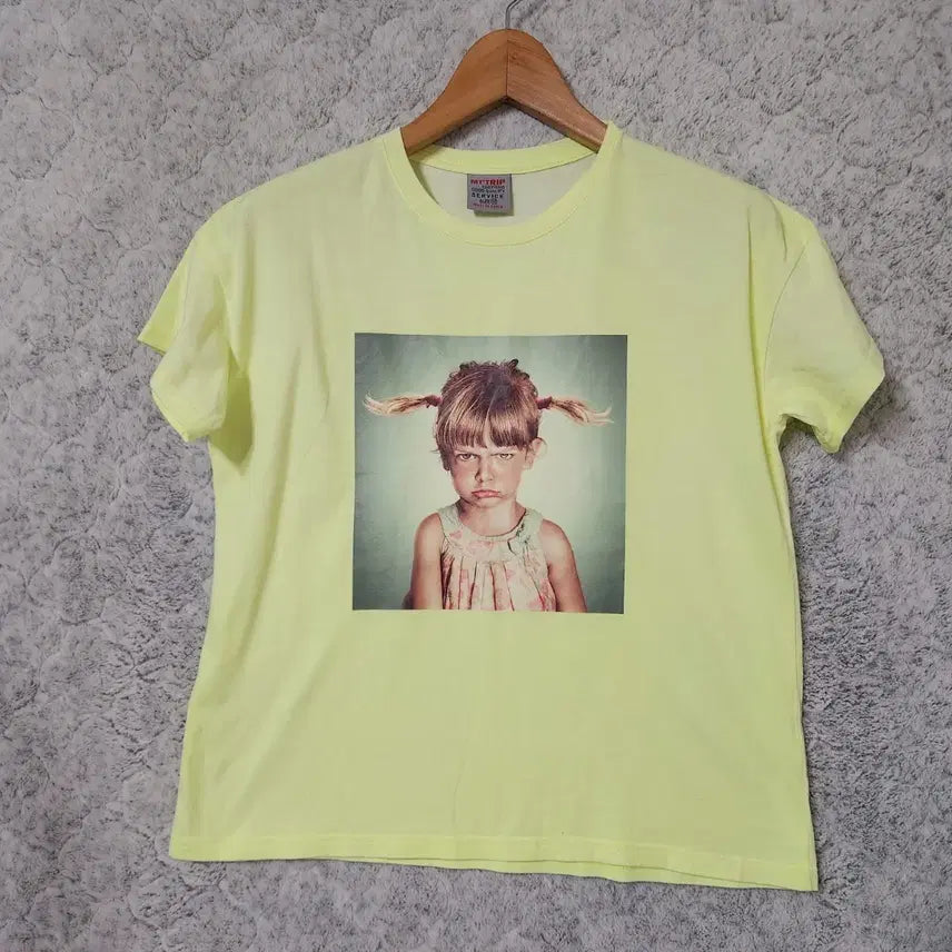 [BUNJANG] 213B Mr Trip Printed Short Sleeve T-Shirt / 213B [M] Mr Trip 여성 프린팅 반팔 티셔츠
