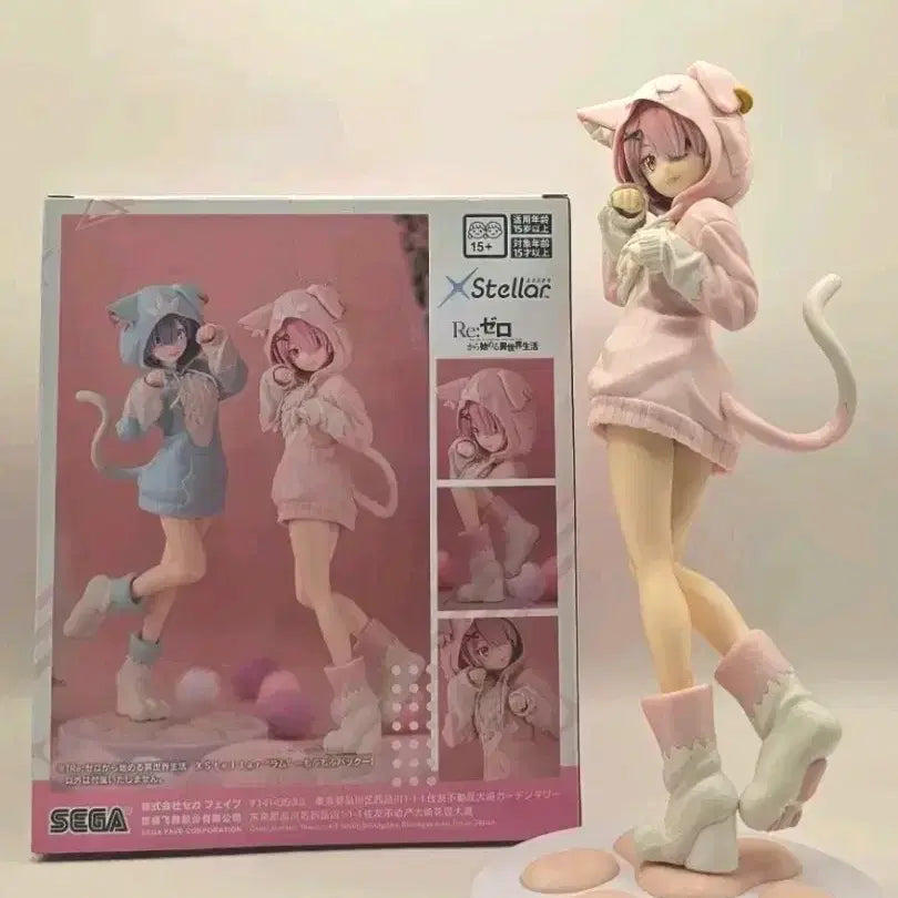 [BUNJANG] Re:Zero Ram Mofumofu Figure (Sealed) / [미개봉]"리제로부터시작하는이세계생활" 람 모후모후 스텔라 피규어