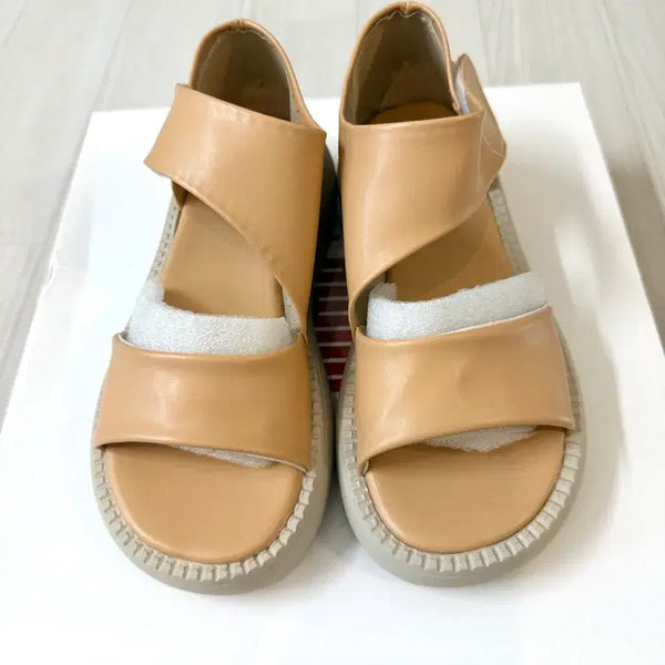 [BUNJANG] Platform Wedge Sandals (225) New / 플랫폼 통굽 샌들(225) 새상품