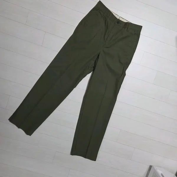 [BUNJANG] City Workers Tapered Cotton Pants Khaki Size 26 / [26_카키] 무신사 시티 워커스 테이퍼드 코튼 팬츠