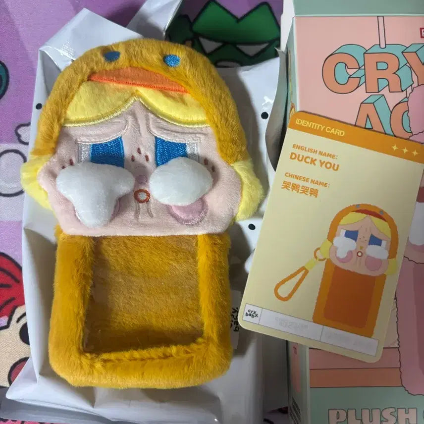 [BUNJANG] Pop Mart Crybaby Again Card Holder (Duck) / 팝마트 크라이베이비 어게인 카드홀더(오리)