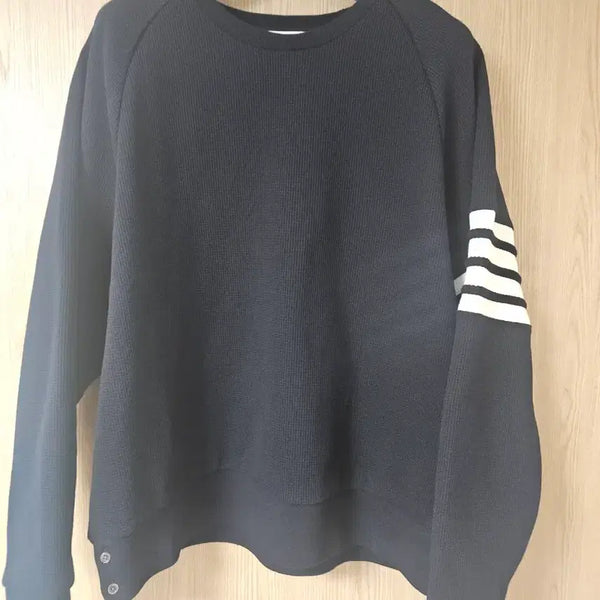 [BUNJANG] Thom Browne 5-Size Navy Sweatshirt / 새제품 톰브라운 맨투맨 네이비 5사이드