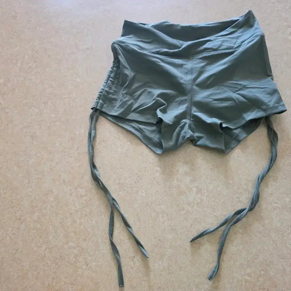 [BUNJANG] High-Waist Wrap String Culotte Shorts for Pole Dancing / 폴댄스 하의 쇼츠 랩핑 스트링 큐롯