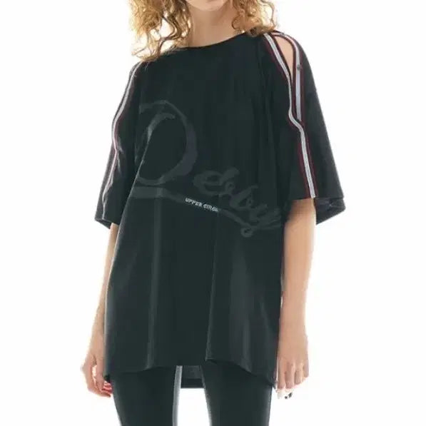 [BUNJANG] Deviaper Black Oversized Fit T-Shirt / 데비어퍼 블랙 오버핏 티셔츠