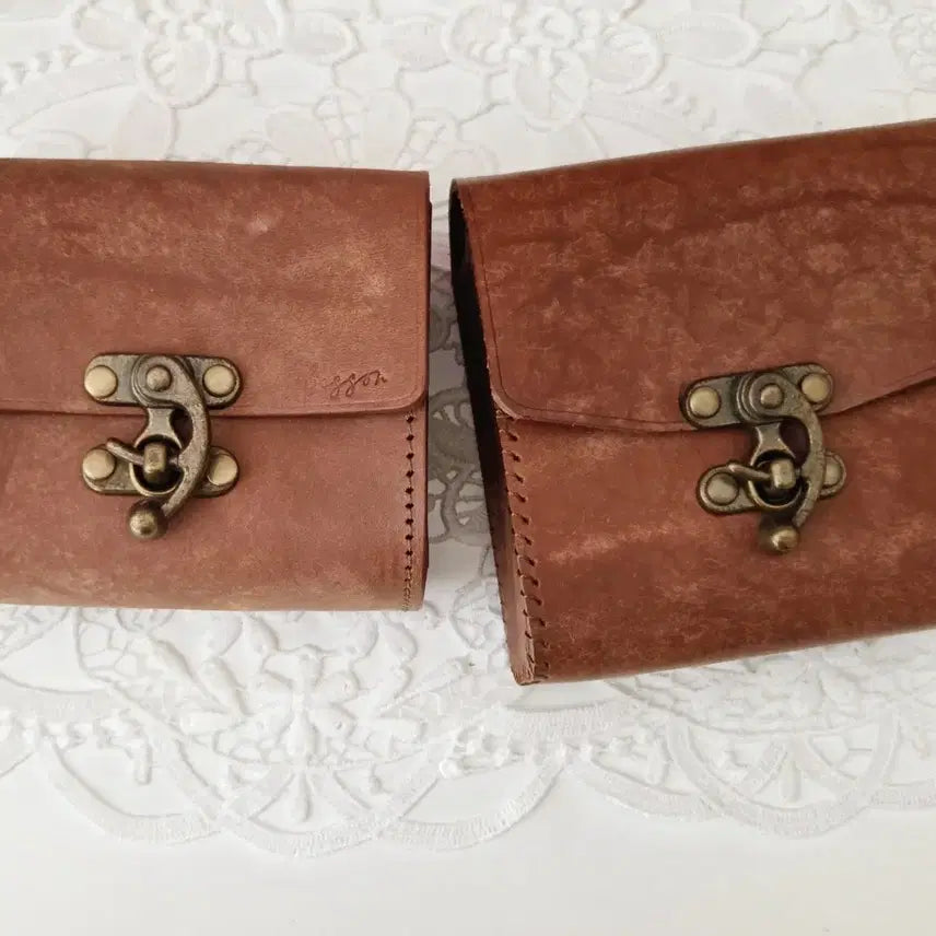 [BUNJANG] Vintage Leather Pouch Bundle / 빈티지 가죽 파우치 일괄