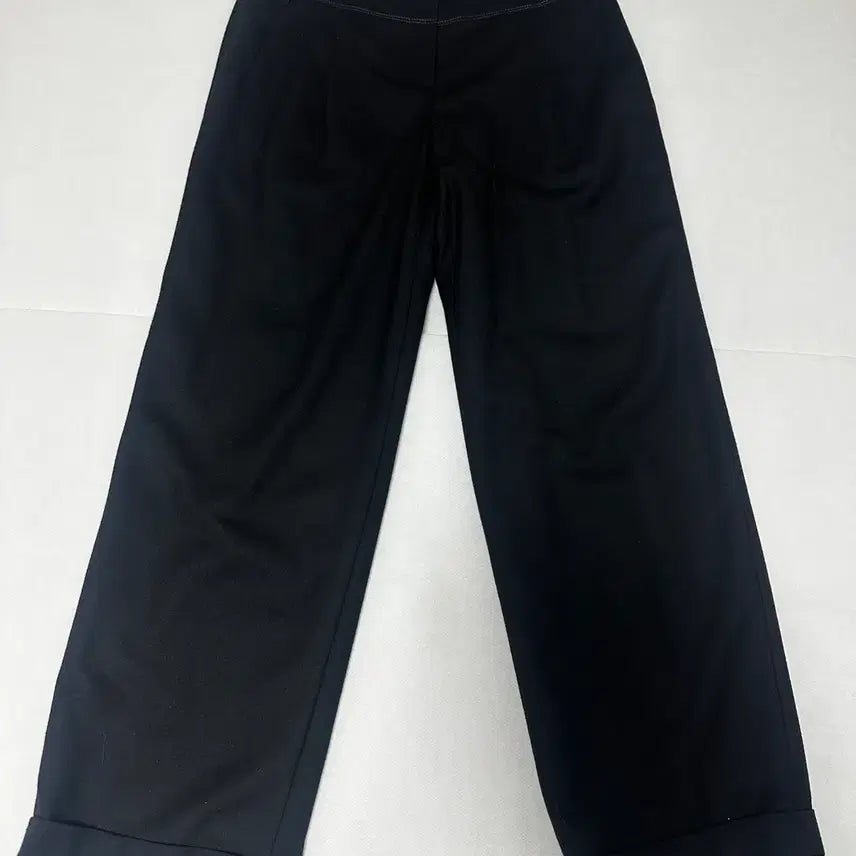 [BUNJANG] KUHO Black Wide Slacks Size S / [상태최상] 구호 슬랙스 블랙/와이드 55(95/39)