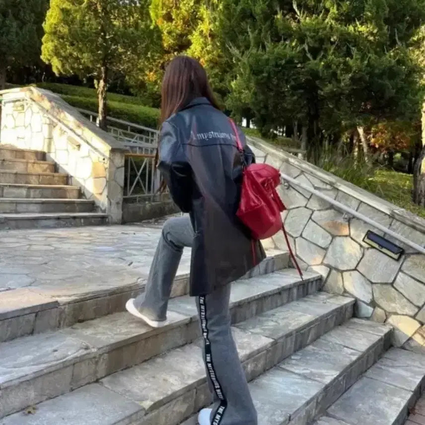 [BUNJANG] Mysterious Hotel Bootcut Pants Charcoal / 미스테리어스호텔 부츠컷 팬츠