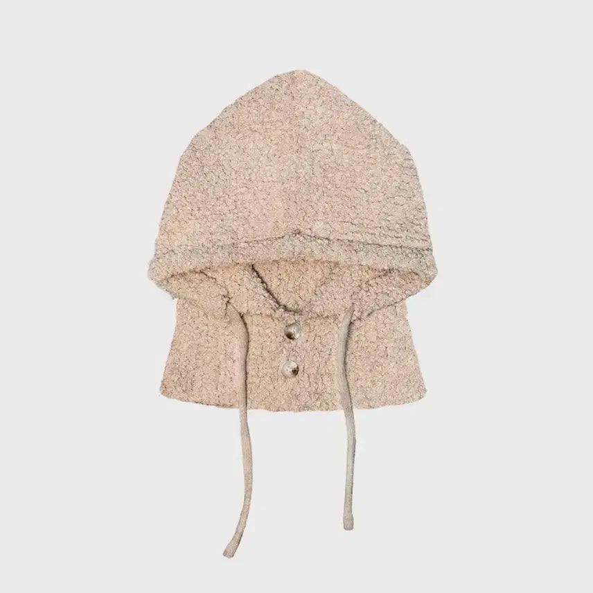 [BUNJANG] Mysterious Hotel Bookle Balaclava Hat / 미스테리어스호텔 부클 바라클라바 모자