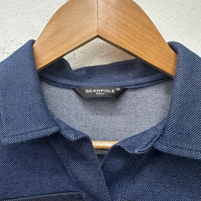 [BUNJANG] Beanpole Navy Short-Sleeve Polo T-shirt Size S / [상태최상] 빈폴 카라티/반팔 90