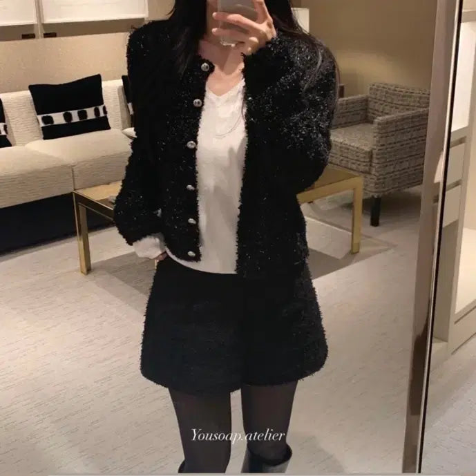 [BUNJANG] Usop Molten Cardigan Black / (새상품) 유솝 몰튼가디건 블랙