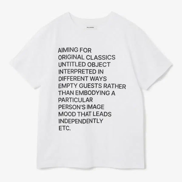 [BUNJANG] Milowoman Lettering Archive T-Shirt / 밀로우먼 레터링 아카이브 티셔츠