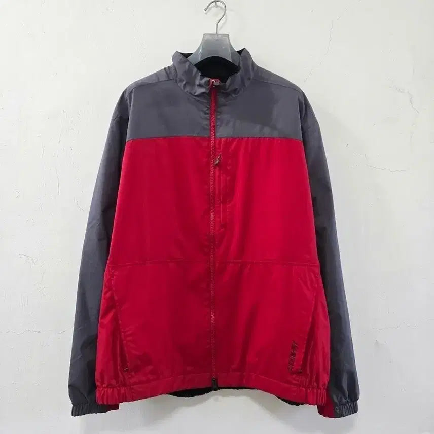 [BUNJANG] Nike Golf Storm-FIT Windbreaker Jacket Red/Gray L / 나이키 골프 스톰핏 바람막이 자켓 레드/그레이 L