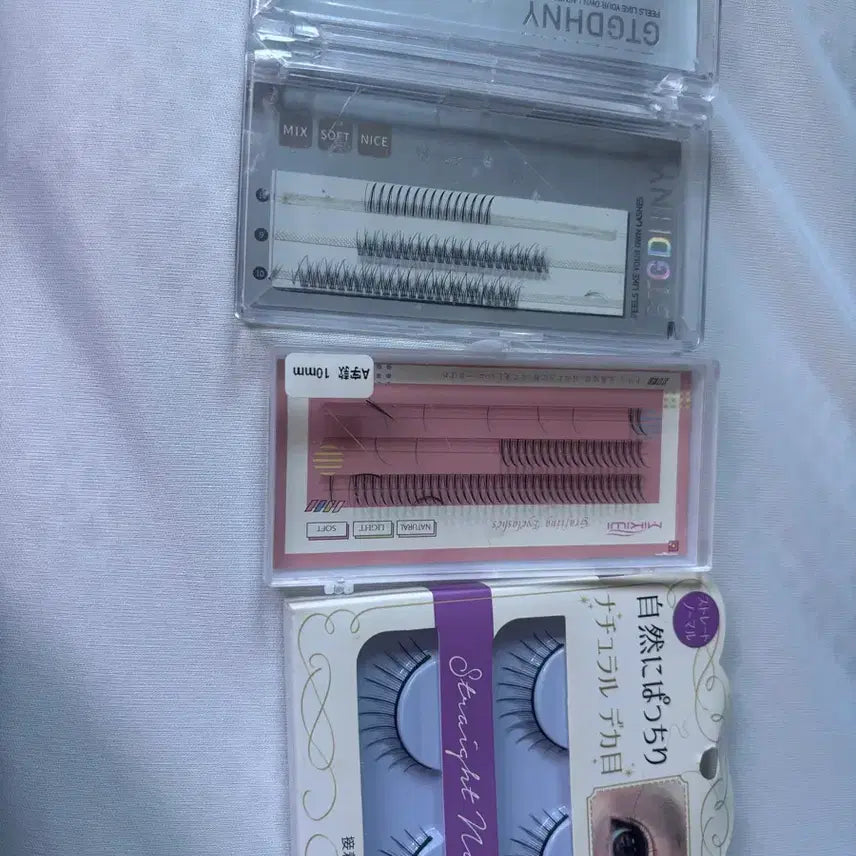[BUNJANG] False Eyelashes Set (4 Pairs) / 속눈썹 일괄 판매