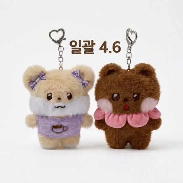 [BUNJANG] ILLIT Minju 2nd Anniversary Photocard & Wonhee Doll Bundle Set / 일괄가격!) 디어릿 희희 모카라떼 아일릿 2주년 모카 원희 포카