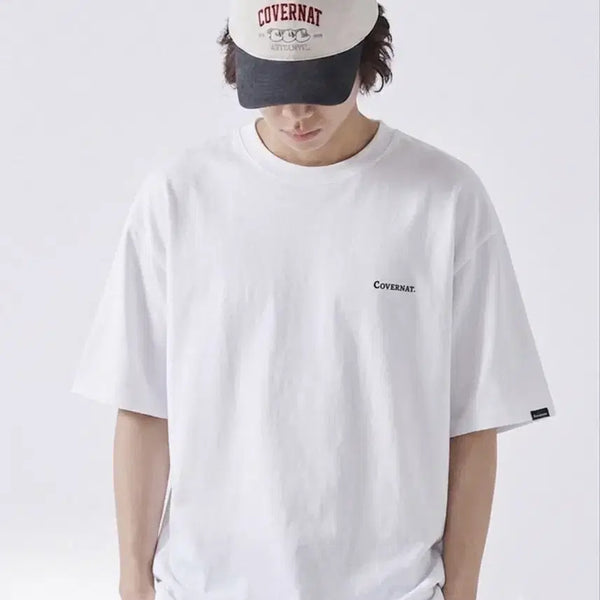 [BUNJANG] Covernat Small Authentic Logo T-Shirt / Covernat 커버낫 스몰 어센틱 로고 티셔츠