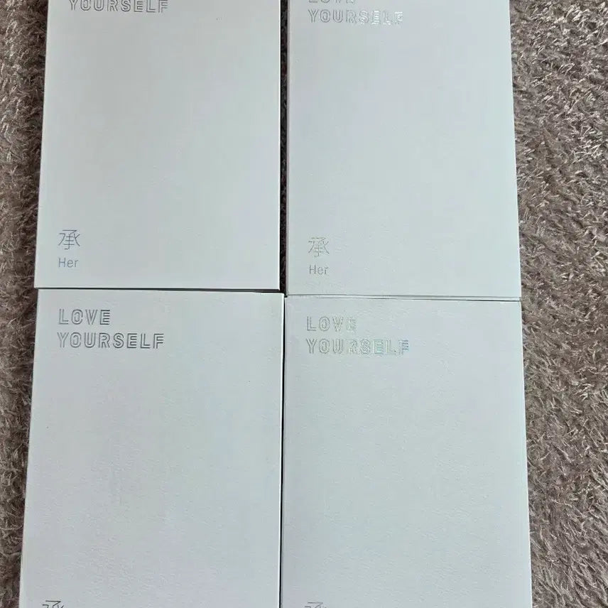 [BUNJANG] BTS LOVE YOURSELF 承 'Her' Album 4-Version Bundle Set / BTS 방탄소년단 럽셀  'Her' 앨범 4종 세트 일괄 팝니다