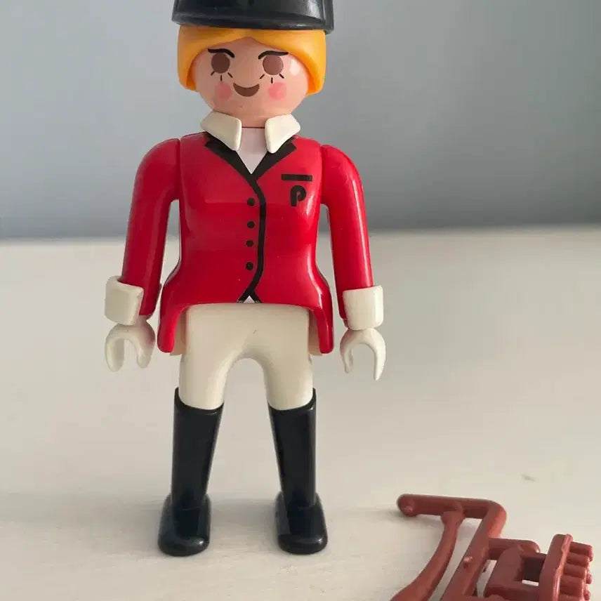 [BUNJANG] Playmobil Red Knight (Used) / 중고 플레이모빌 빨간 기수