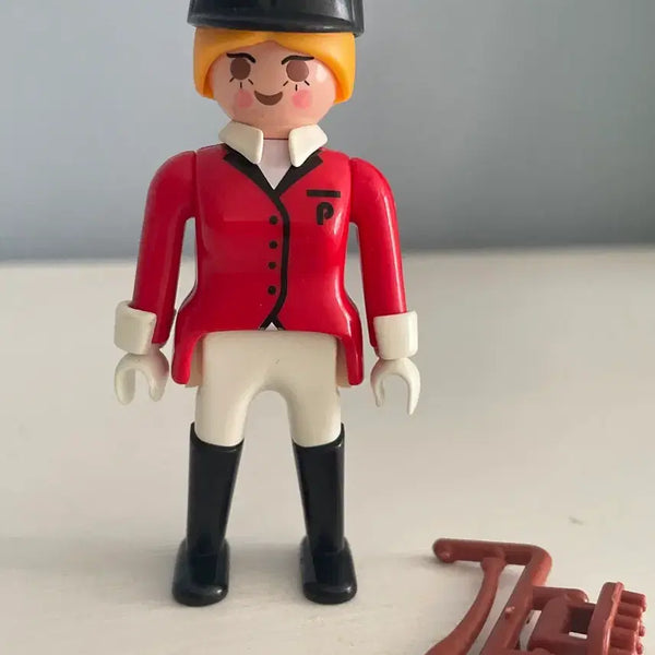 [BUNJANG] Playmobil Red Knight (Used) / 중고 플레이모빌 빨간 기수