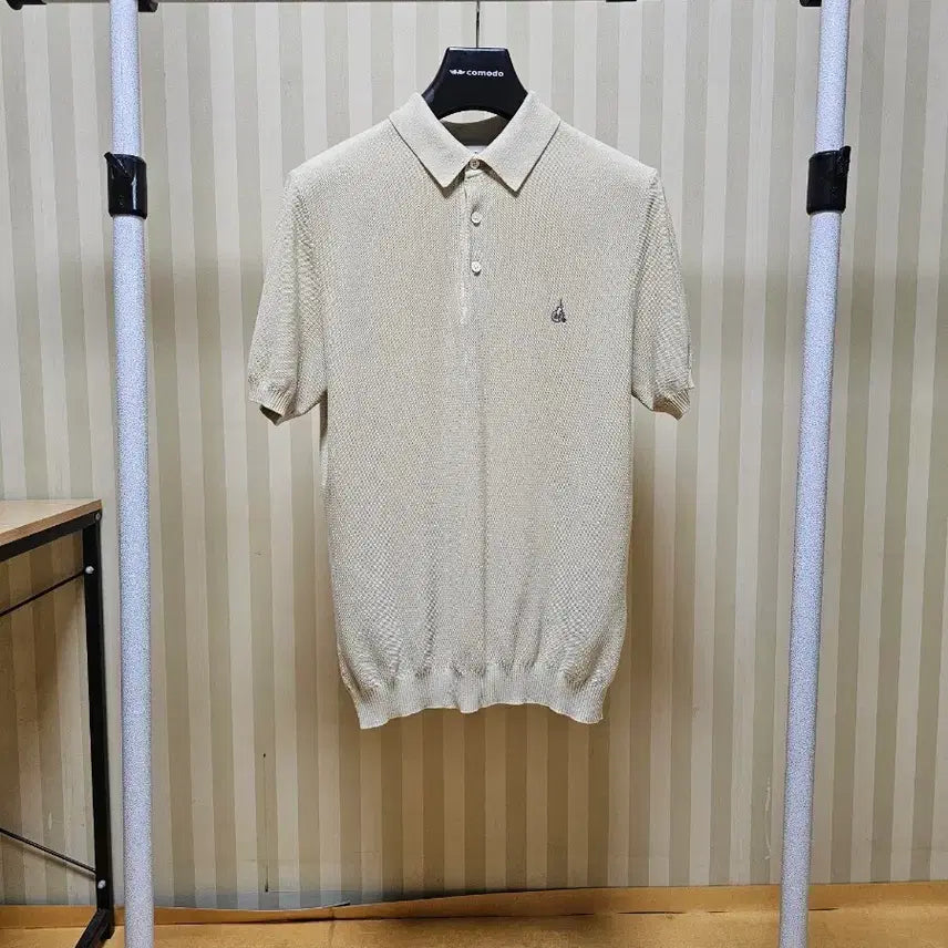 [BUNJANG] Beanpole Knit Cotton M Light Beige / 빈폴 니트 코튼 M