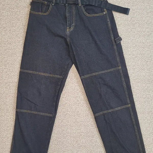 [BUNJANG] Superdry Denim Carpenter Pants Black 30 / 슈퍼드라이 데님 카펜터 팬츠 30 블랙