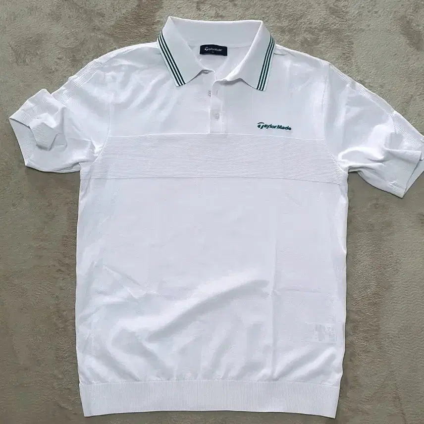 [BUNJANG] TaylorMade Men's Knit Collar T-Shirt / 테일러메이드 남성 니트 카라 티셔츠 판매해요