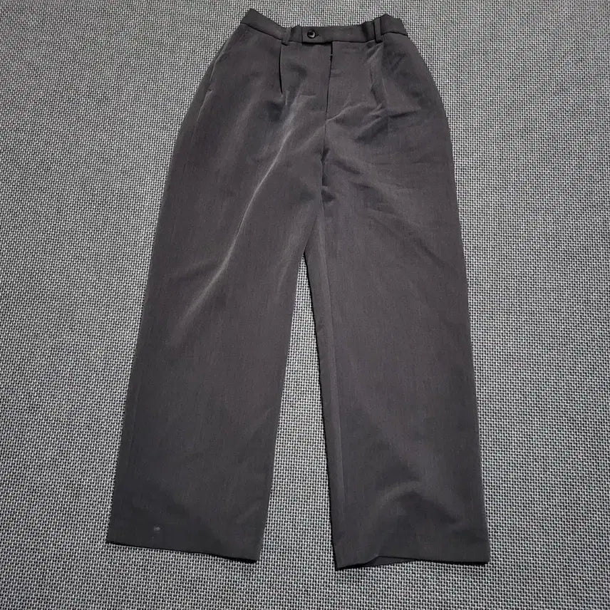 [BUNJANG] PEINOW Wide Banding Slacks Grey / 피인오 와이드 밴딩 슬랙스 그레이 (2/30-31)