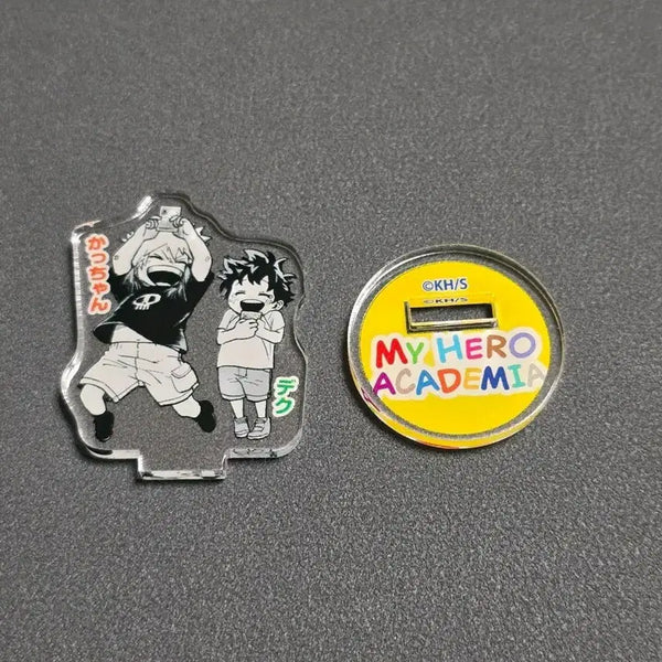 [BUNJANG] My Hero Academia Chibi Mini Acrylic Standee - Izuku Midoriya & Katsuki Bakugo (Childhood Version) / 히로아카 치비 미니 점프샵 아크릴 유년 어린시절 미도리야 바쿠고