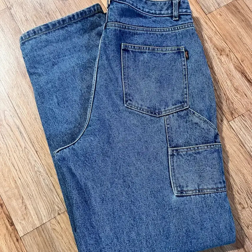 [BUNJANG] BSRABBIT Carpenter Denim Pants XL / 비에스래빗 카펜터 진 팬츠