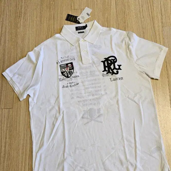 [BUNJANG] Polo Ralph Lauren Embroidered Pique Short Sleeve T-Shirt Custom Slim Fit XL / 폴로 랄프로렌 자수 피케 반팔티셔츠 커스텀슬림핏 XL(105)