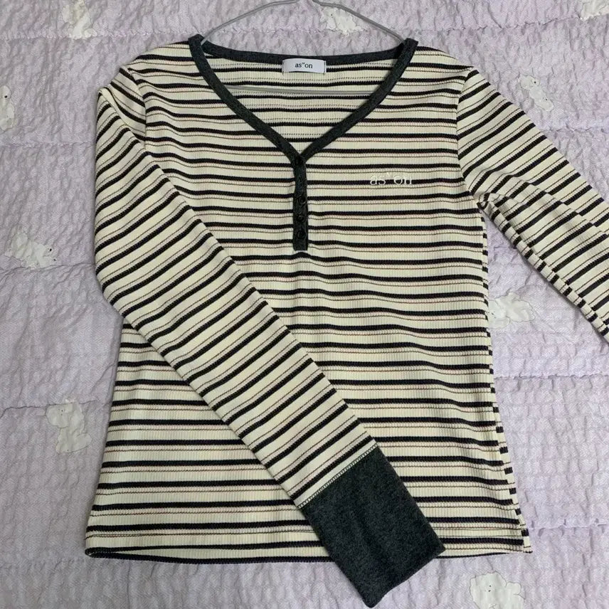 [BUNJANG] Azon Vatican Stripe Tee / 애즈온 VATICAN STRIPE TEE