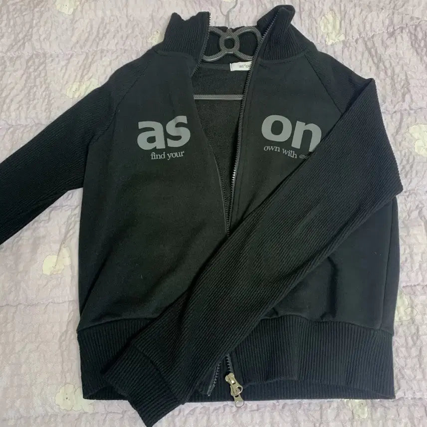 [BUNJANG] AZONE SALT ZIP-UP / BLACK / 애즈온 SALT ZIP-UP / BLACK