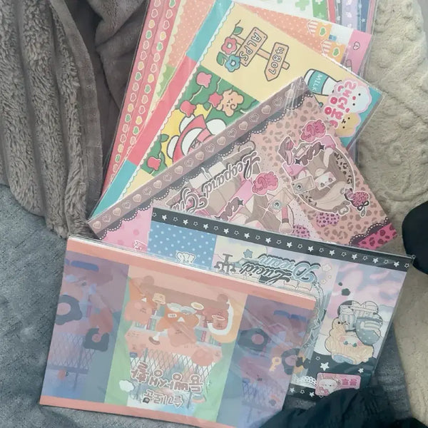 [BUNJANG] Wrapping Paper Sheets (60 count) / 랩핑지 포장지 60장