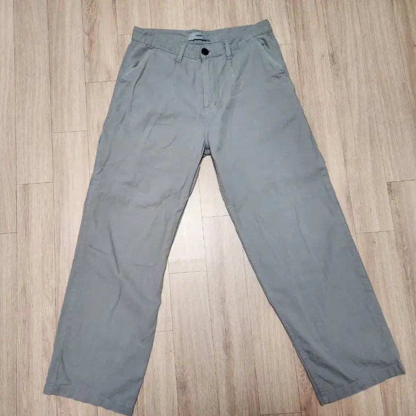 [BUNJANG] Siiiido Grey Cotton Cargo Pants / 시도 그레이 코튼 팬츠 여름용