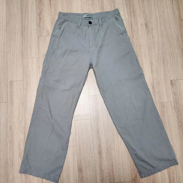 [BUNJANG] Siiiido Grey Cotton Cargo Pants / 시도 그레이 코튼 팬츠 여름용
