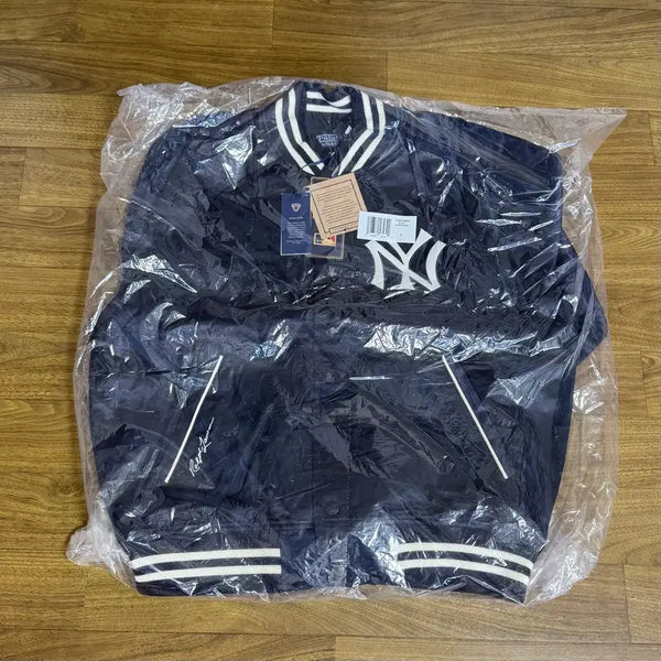 [BUNJANG] Polo Ralph Lauren New York Yankees Collaboration Satin Jacket Navy L / 폴로 양키스 새틴 재킷 네이비 L (105)포장도 뜯지 않은 상품