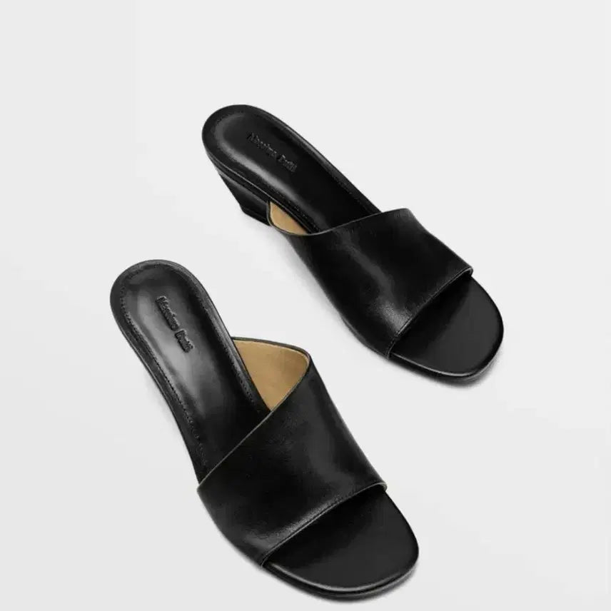 [BUNJANG] Massimo Dutti Soft Leather Wedge Heels - Size 38 / 마시모두띠 소프트레더 웨지힐 38사이즈