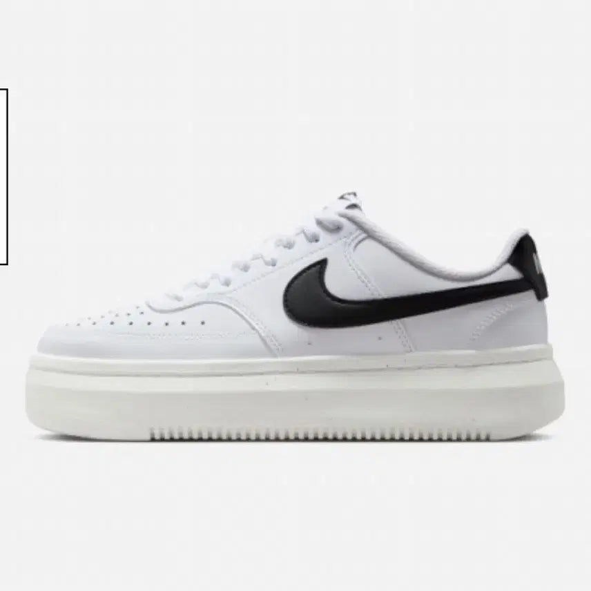 [BUNJANG] Nike Court Vision Alta Leather White Sneakers / 나이키 코트 비전 알타 레더