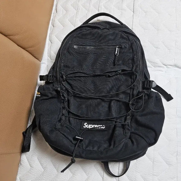 [BUNJANG] Supreme Backpack Black 25SS / 슈프림 백팩 블랙 25SS