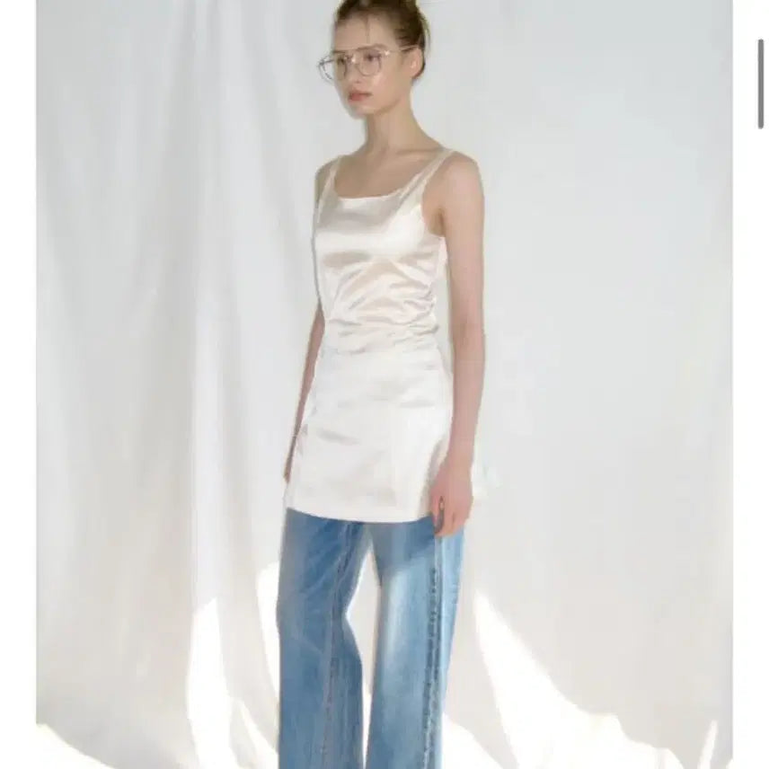 [BUNJANG] Sunburn Satin Mini Slip Dress / Sunburn 선번 썬번 프로젝트 새틴 미니 나시 원피스 레이어드