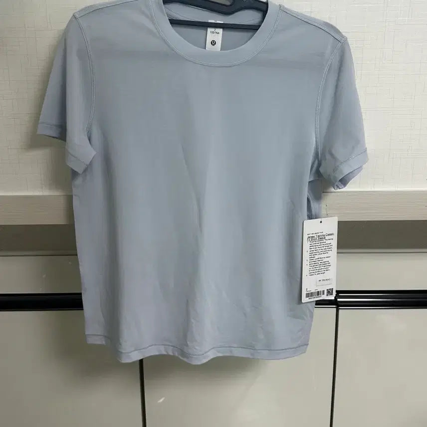 [BUNJANG] Lululemon Jersey Training Short Sleeve (Stach Blue) Size 2 / 새상품) 룰루레몬 저지트레이닝 숏슬리브 (스타치블루) 2