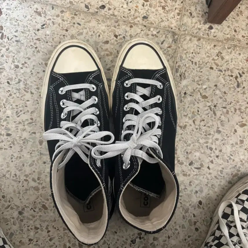 [BUNJANG] Converse Chuck 70 High Black Canvas Sneakers / 컨버스 척70 하이