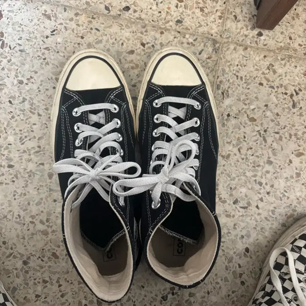 [BUNJANG] Converse Chuck 70 High Black Canvas Sneakers / 컨버스 척70 하이