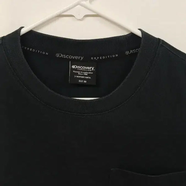 [BUNJANG] Discovery Expedition Black T-Shirt Size 95 / 디스커버리 익스페디션 블랙 반팔 티셔츠 95