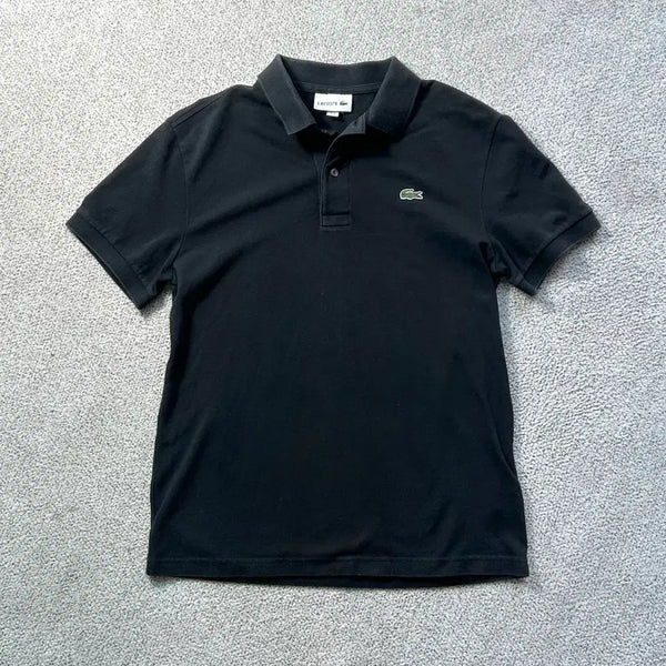 [BUNJANG] Lacoste PK Classic Black Polo Shirt Size 3 (Korean 95) / 라코스테 pk 클래식 블랙 카라티 3 한국95